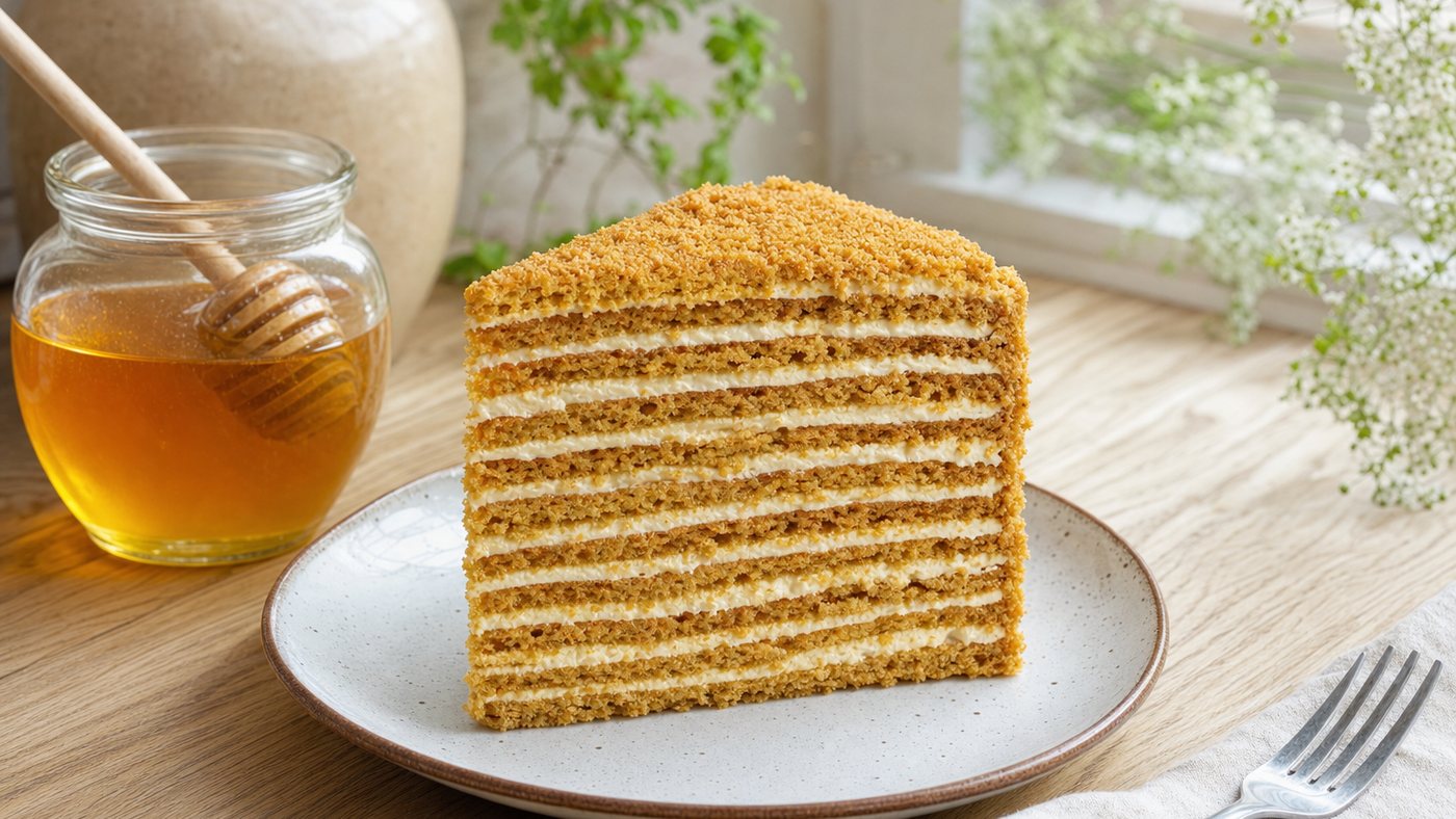 Medovik : le gâteau au miel de Samarcande à Moscou
