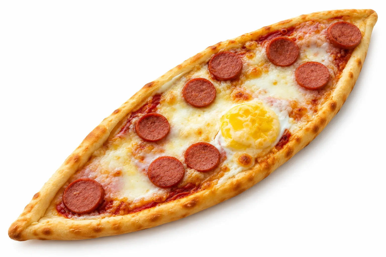 Egg & Sausage Pide